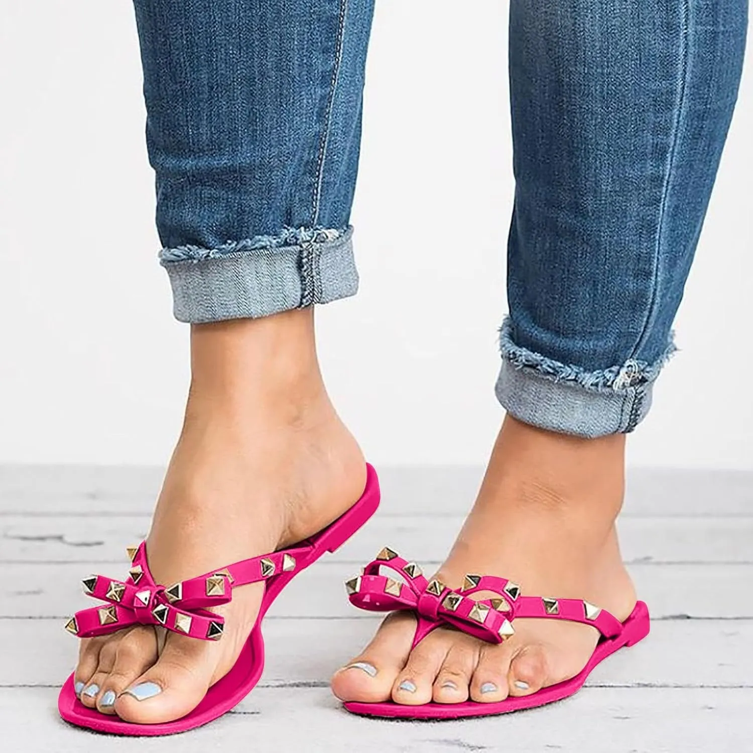 Beach Flip Flops Women Womens Wide Width Flip Flops Comfort Beach Thong Sandals Indoor Outdoor Sandal for Women