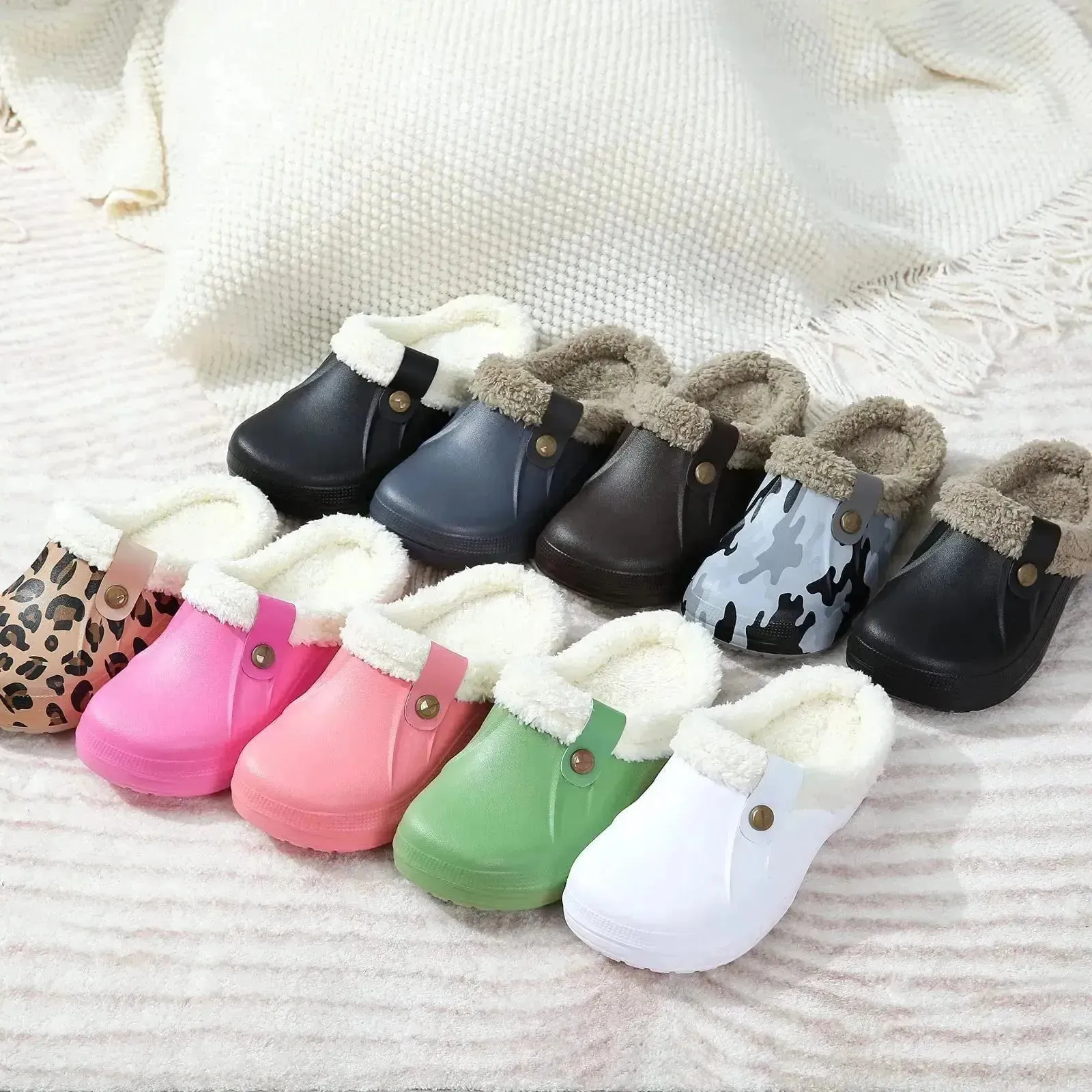 CloudCuddle Slippers - Kuschelige Weiche Plüsch Wolken Herren Hausschuhe