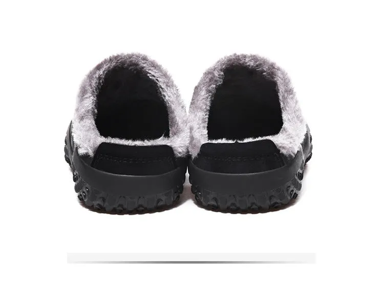 Diamond Stitched Thick-Sole Men's Slippers