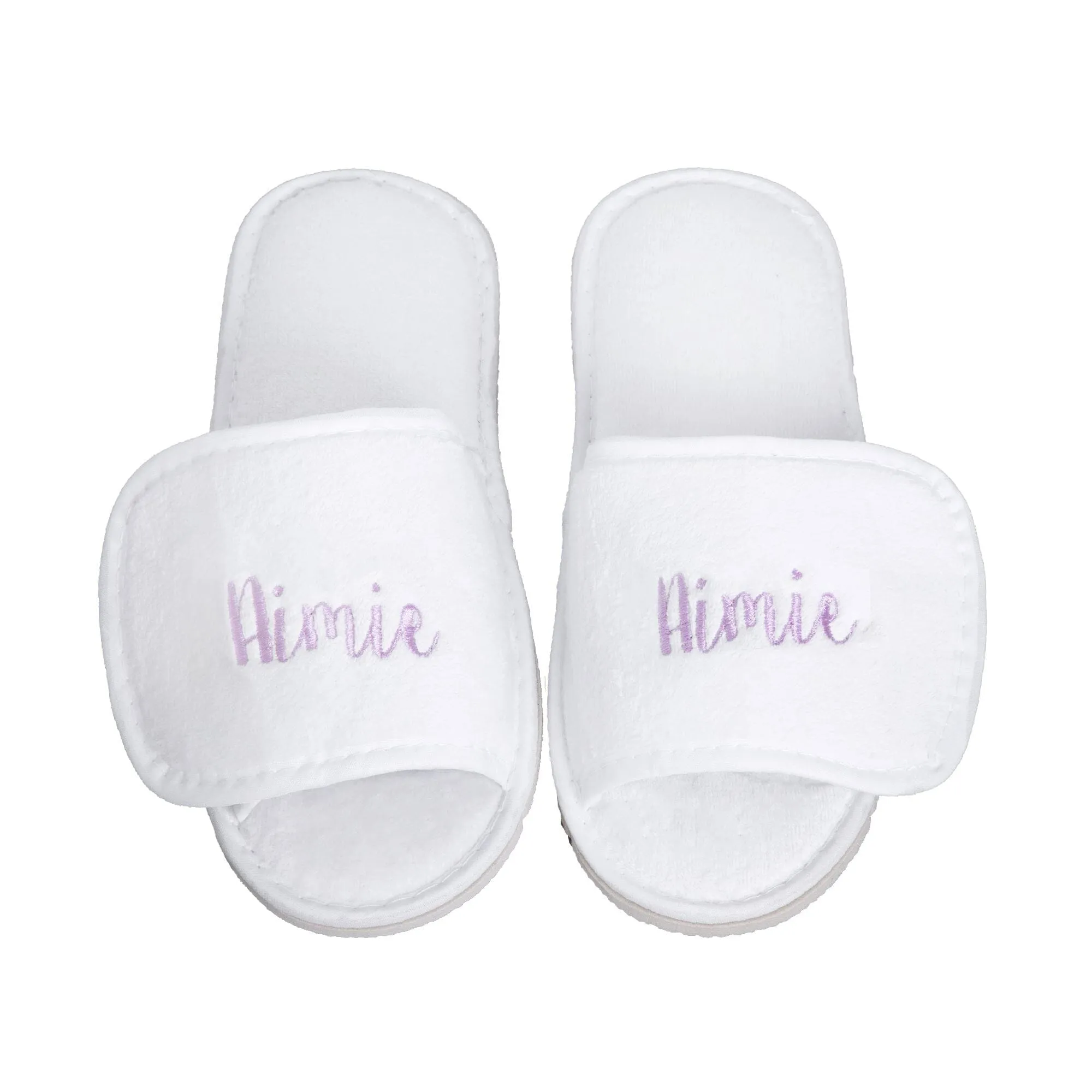 Disposable Towelling Slippers With Adjustable Strap