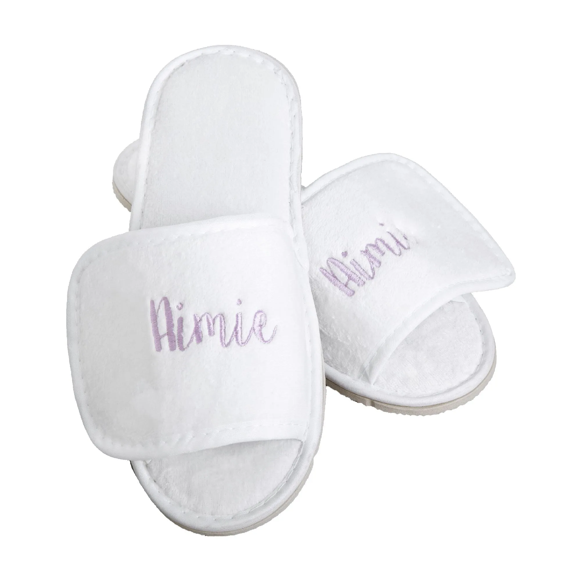 Disposable Towelling Slippers With Adjustable Strap