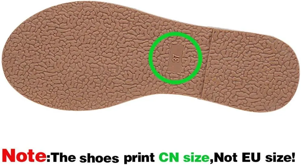Flip Flops Comfortable Summer Beach Thong Sandals Women's Non-Slip Casual Flip Flops Lightweight Slippers