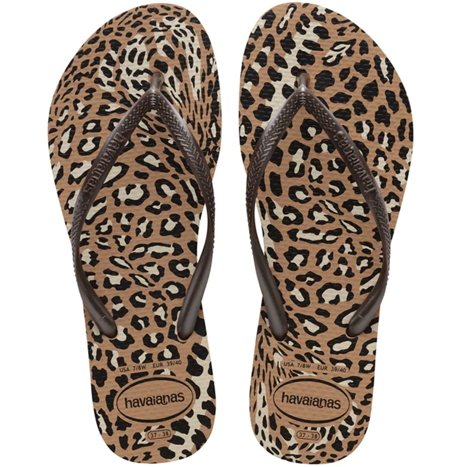 Havaianas Womens Slim Animals Print Flip Flops