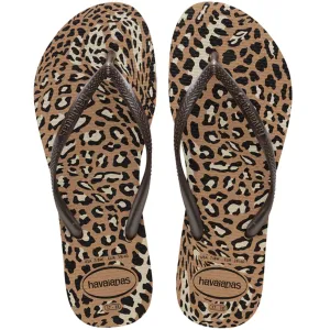 Havaianas Womens Slim Animals Print Flip Flops