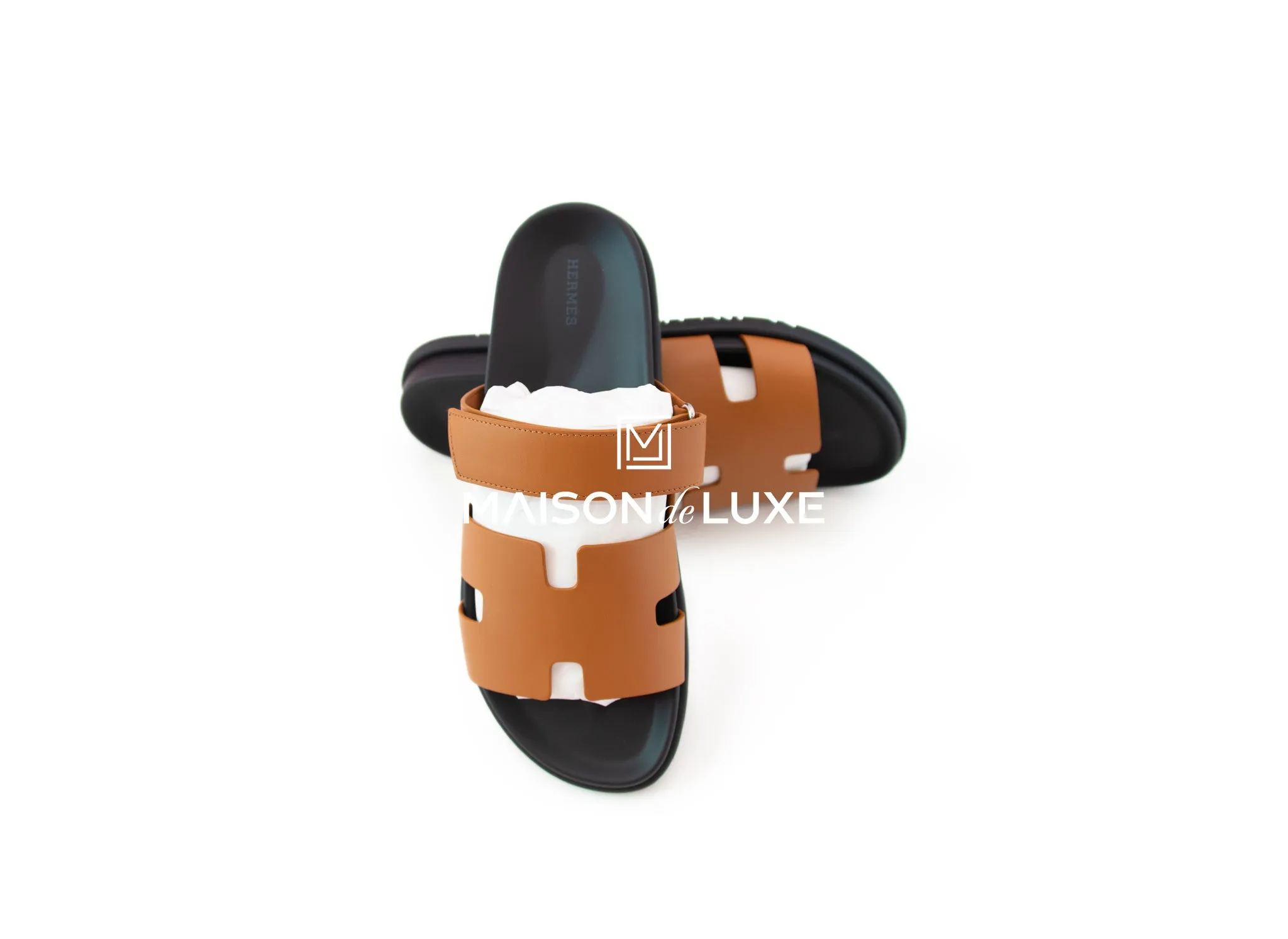 Hermes Men's Naturel Chypre Sandal 45