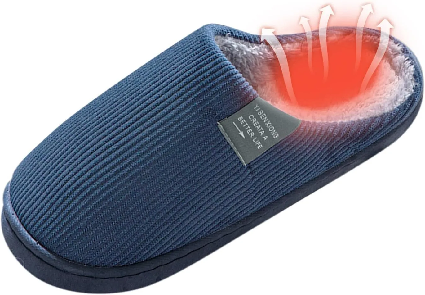 Indoor Non-Slip Memory Foam Slippers for Women Cozy Couple Durable Shoes Cute Slide Wide Warm Plush Slippers Furry