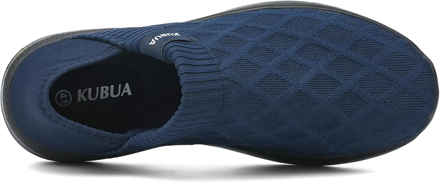 KUBUA Mens Womens Slippers Indoor Lightweight House Shoes Outdoor Breathable Slip on Loafers