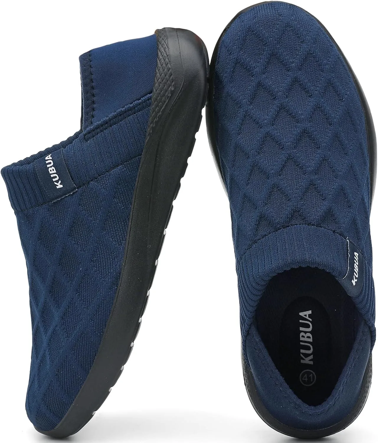 KUBUA Mens Womens Slippers Indoor Lightweight House Shoes Outdoor Breathable Slip on Loafers
