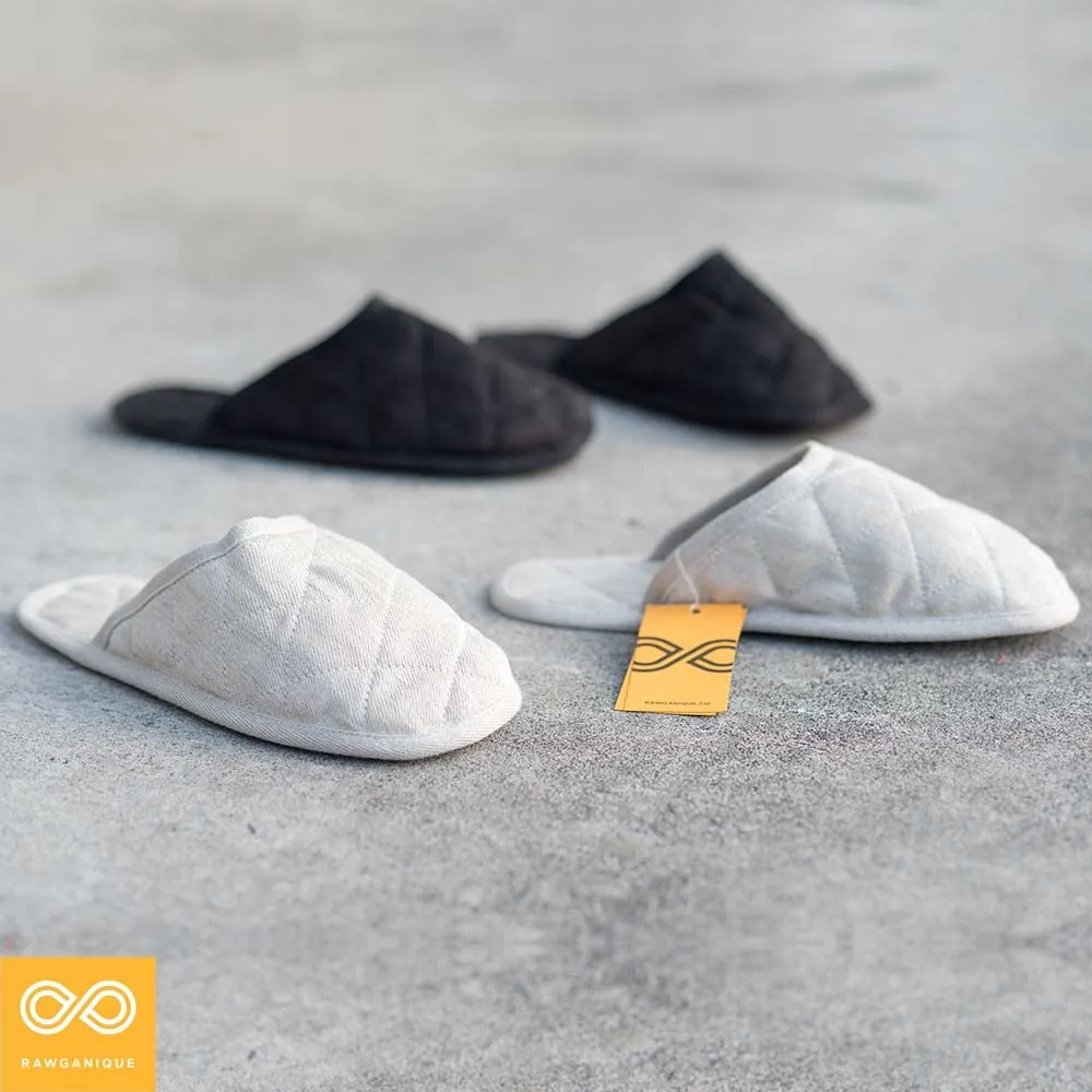 KYOTO 100% Organic Hemp Slippers For Men & Women (Biodegradable) (Discontinued - Closeout)