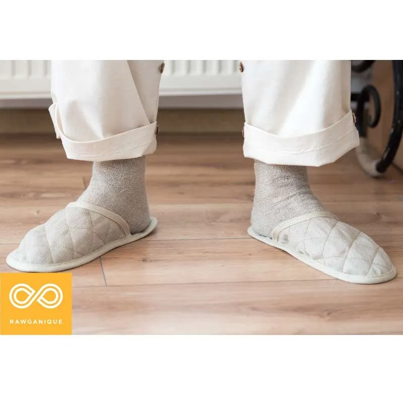 KYOTO 100% Organic Hemp Slippers For Men & Women (Biodegradable) (Discontinued - Closeout)