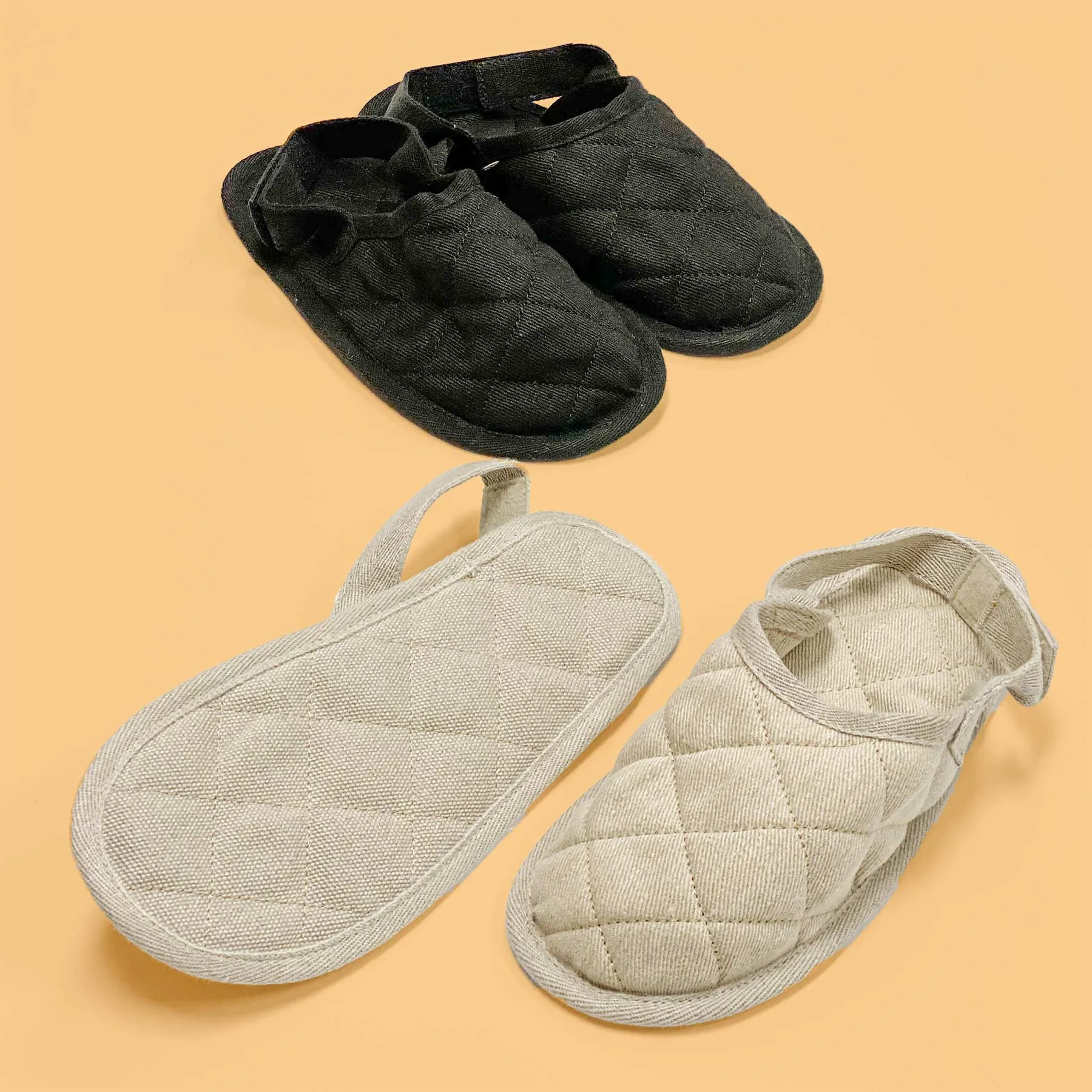 KYOTO 100% Organic Hemp Slippers For Men & Women (Biodegradable) (Discontinued - Closeout)