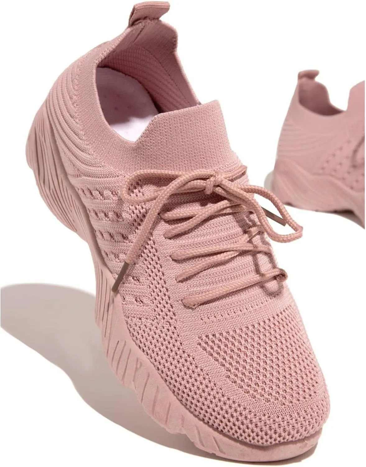 Ladmiple Sneakers For Women Trendy 2025 Slip On Running Shoes Lightweight Tennis Shoes Gym Workout Fashion Mesh Walking Shoes