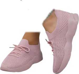 Ladmiple Sneakers For Women Trendy 2025 Slip On Running Shoes Lightweight Tennis Shoes Gym Workout Fashion Mesh Walking Shoes