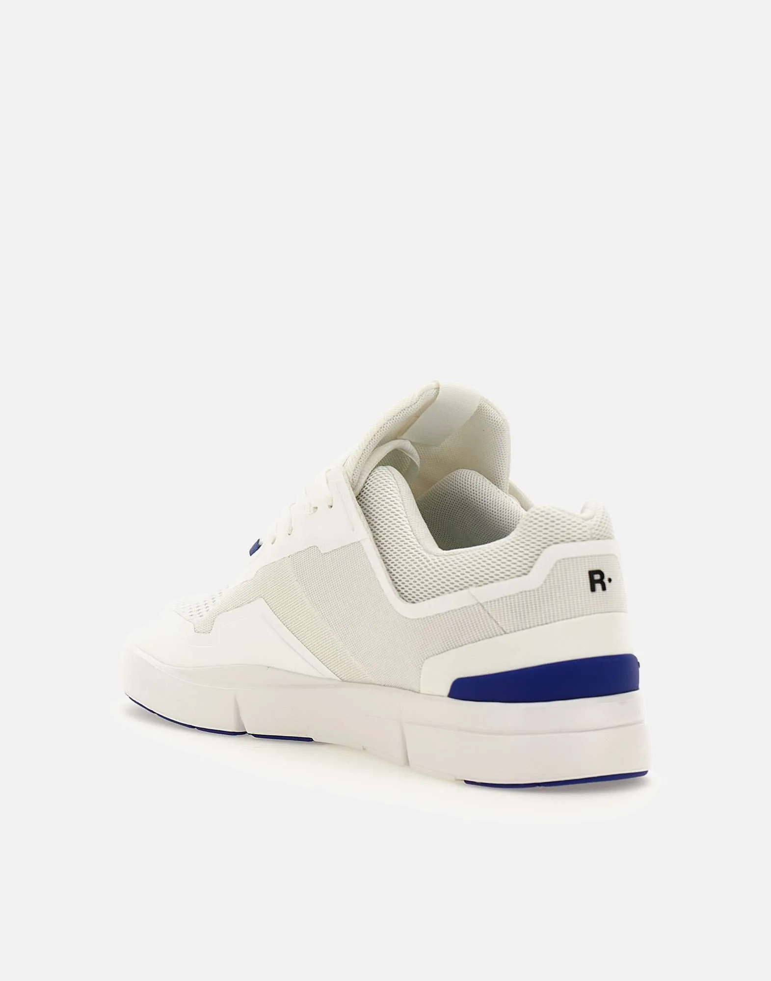 Men's White and Blue Sneakers