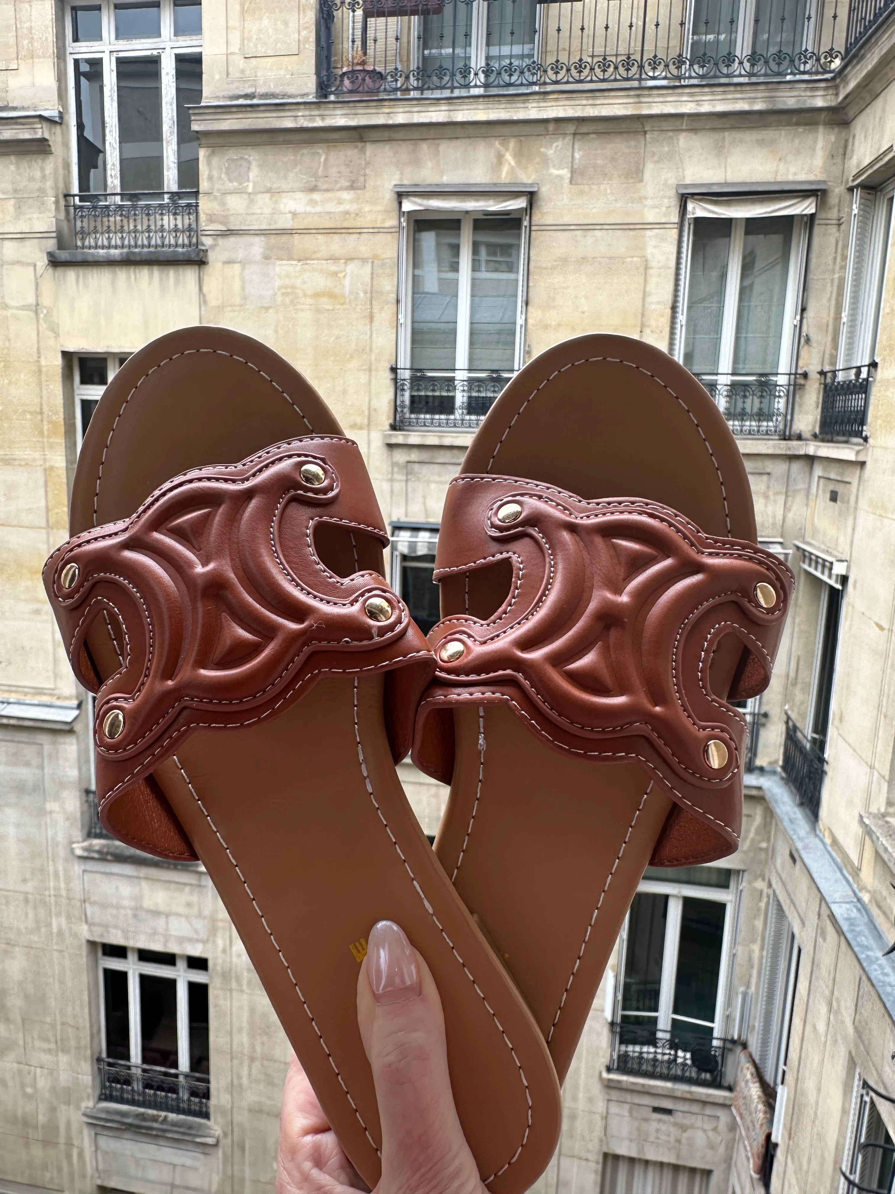 NEW!! London Sandal in Brown