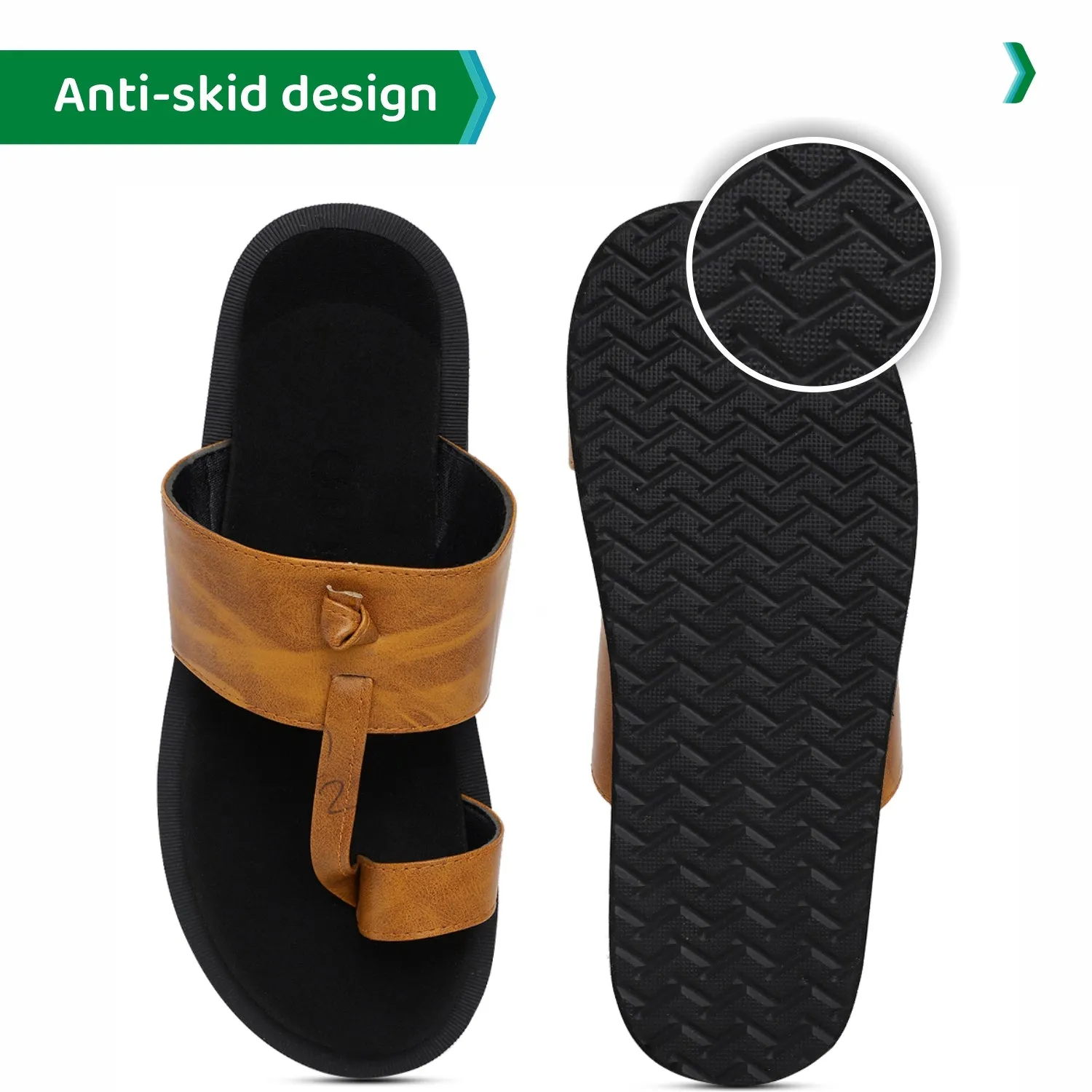 ORTHO JOY Extra Soft Doctor Ortho Slippers for men.