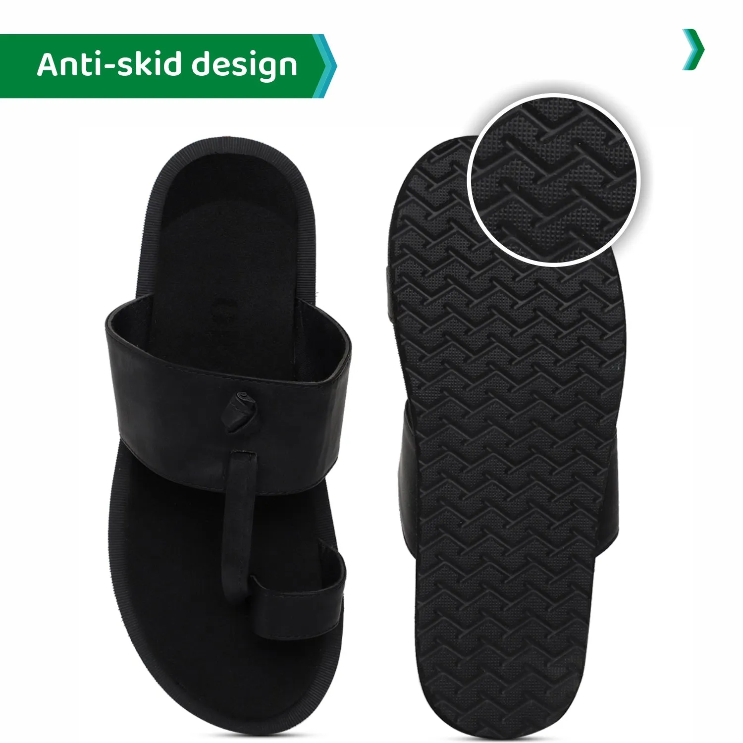 ORTHO JOY Extra Soft Doctor Ortho Slippers for men.