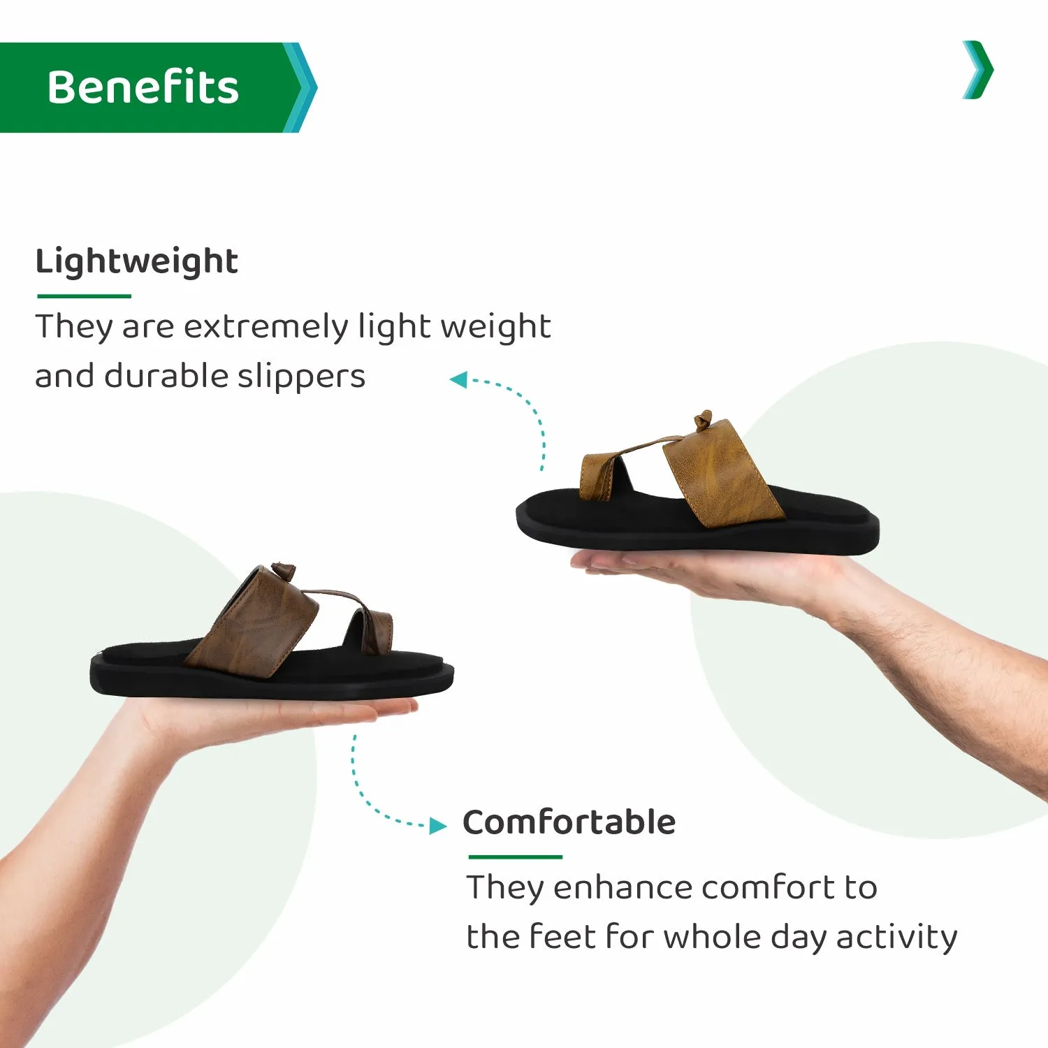 ORTHO JOY Extra Soft Doctor Ortho Slippers for men.