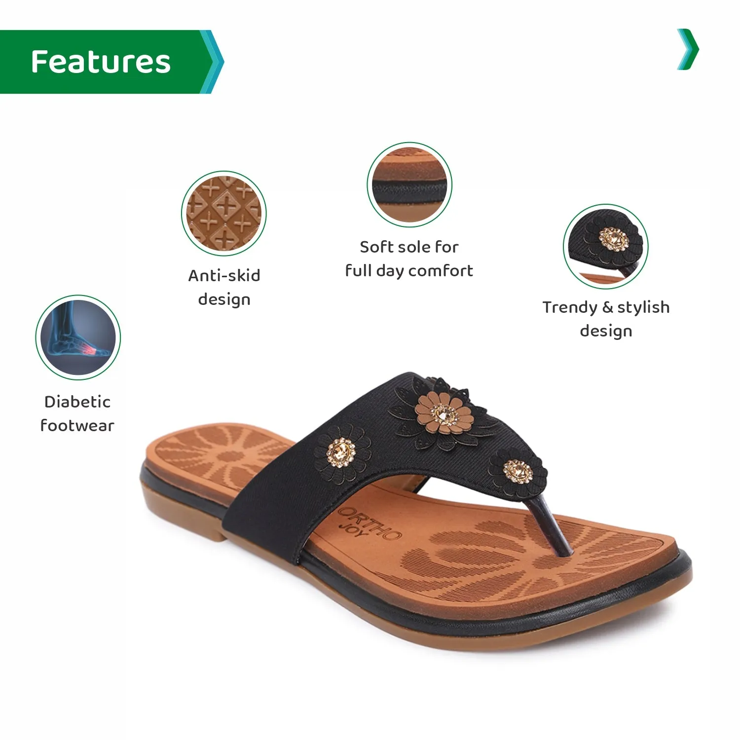 ORTHO JOY Extra-Soft Doctor Slippers