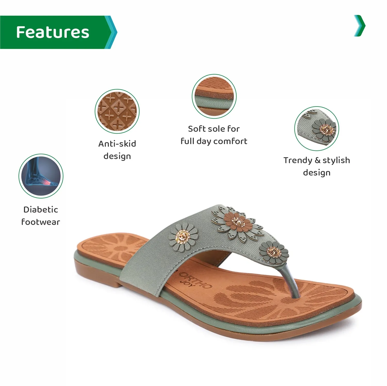 ORTHO JOY Extra-Soft Doctor Slippers