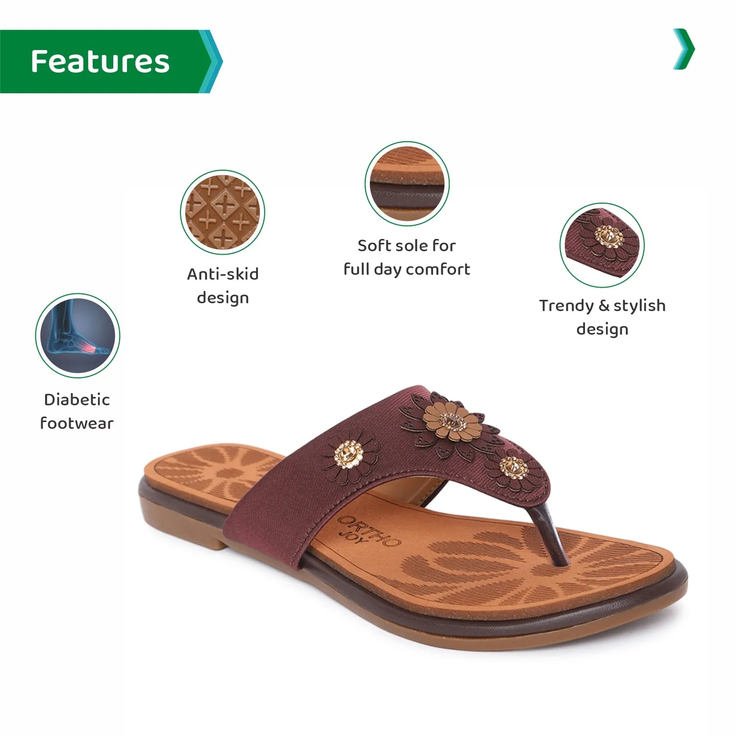 ORTHO JOY Extra-Soft Doctor Slippers