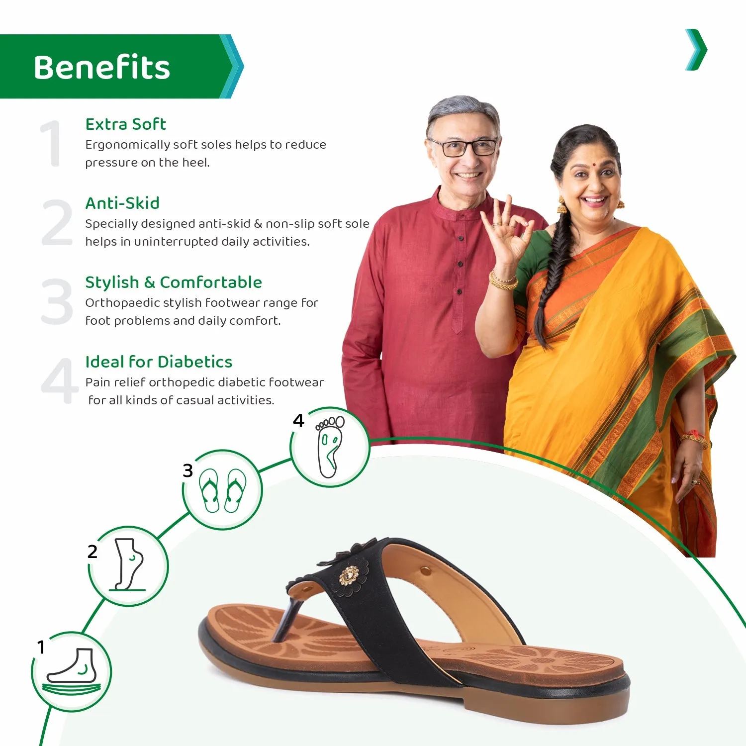 ORTHO JOY Extra-Soft Doctor Slippers