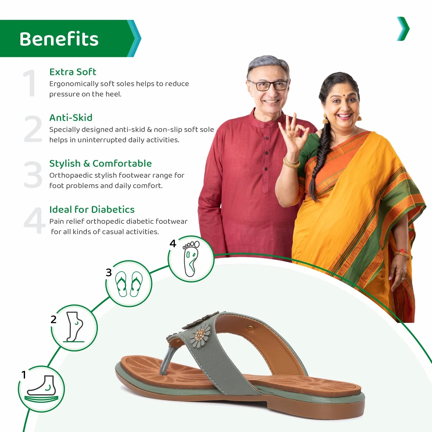 ORTHO JOY Extra-Soft Doctor Slippers