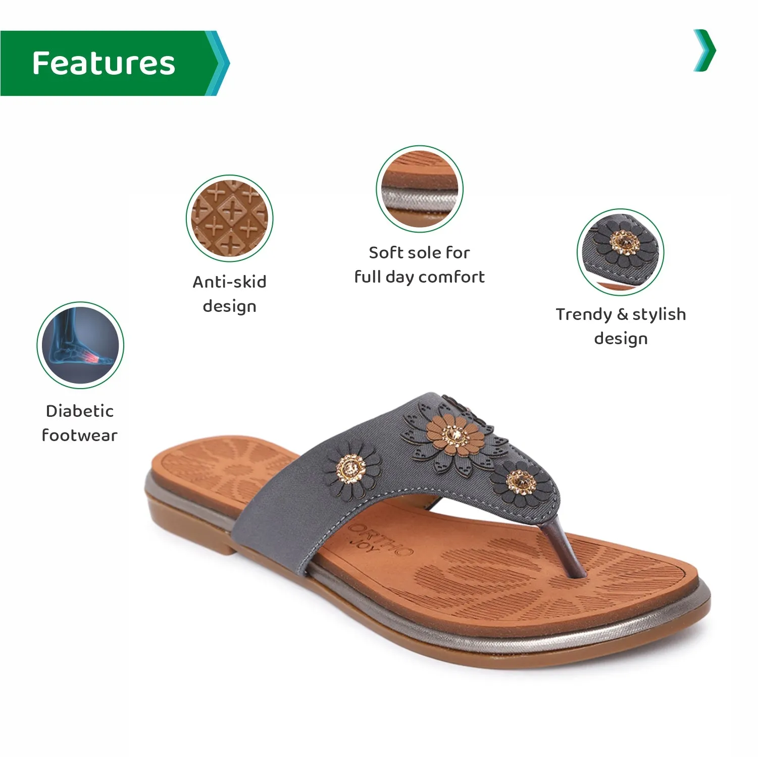 ORTHO JOY Extra-Soft Doctor Slippers