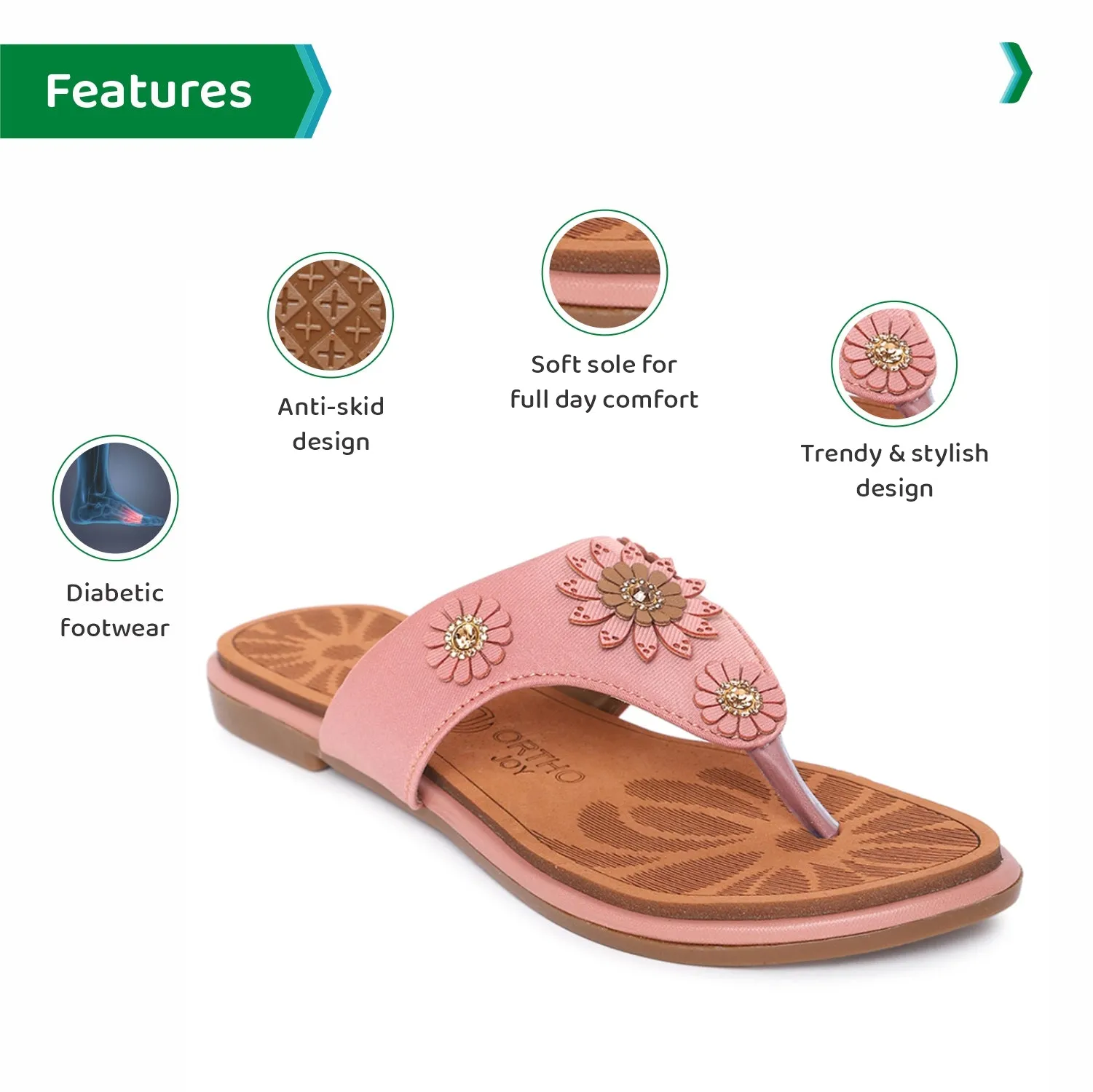 ORTHO JOY Extra-Soft Doctor Slippers