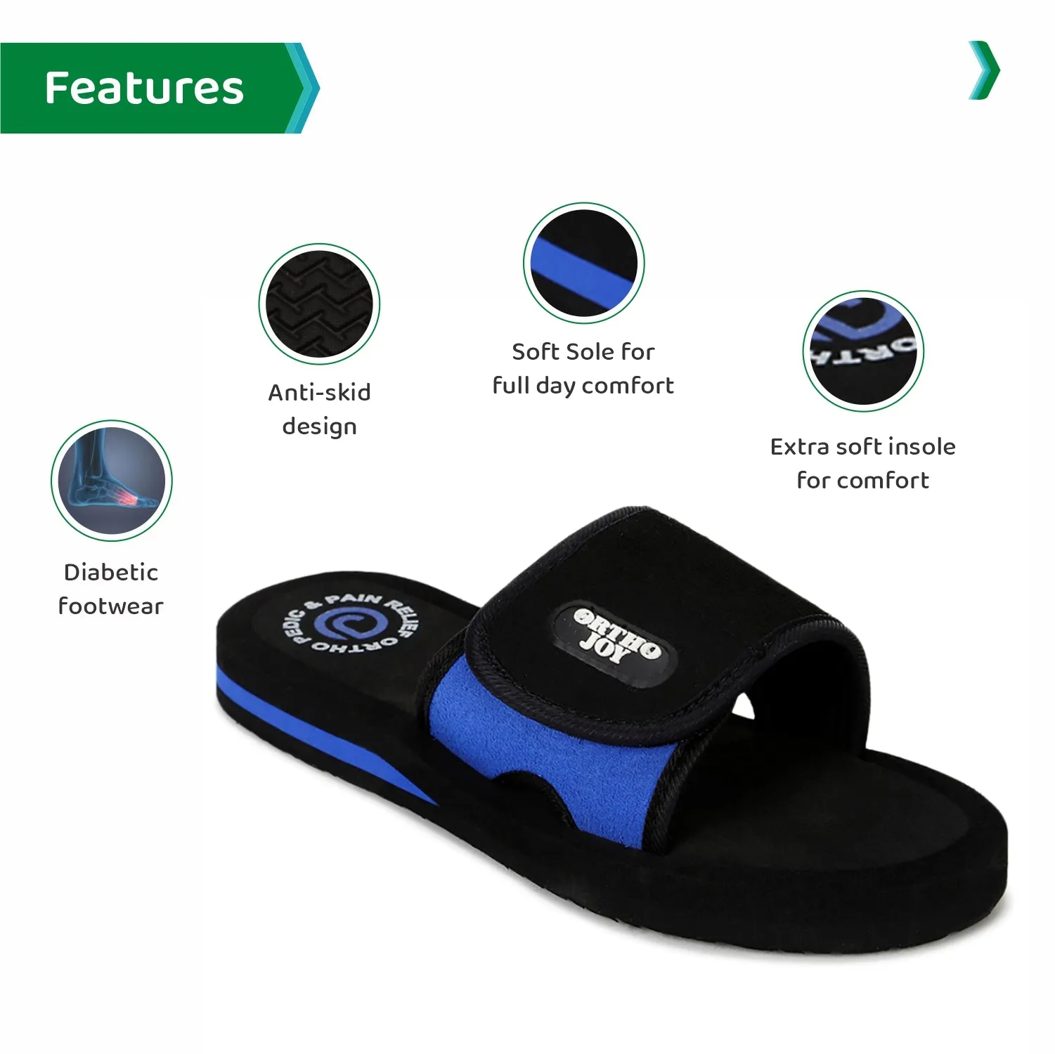 ORTHO JOY Fancy doctor Ortho Slipper for women