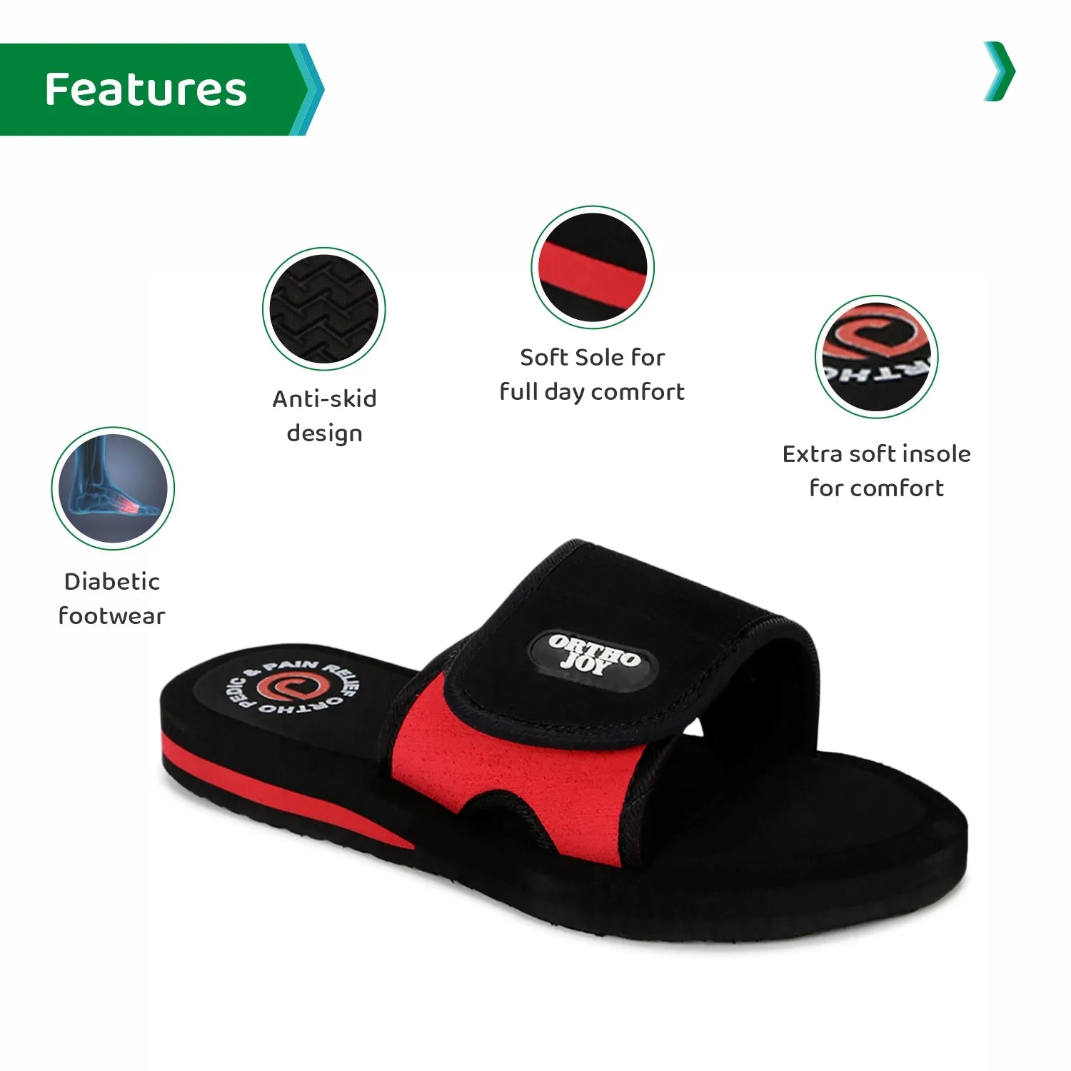 ORTHO JOY Fancy doctor Ortho Slipper for women