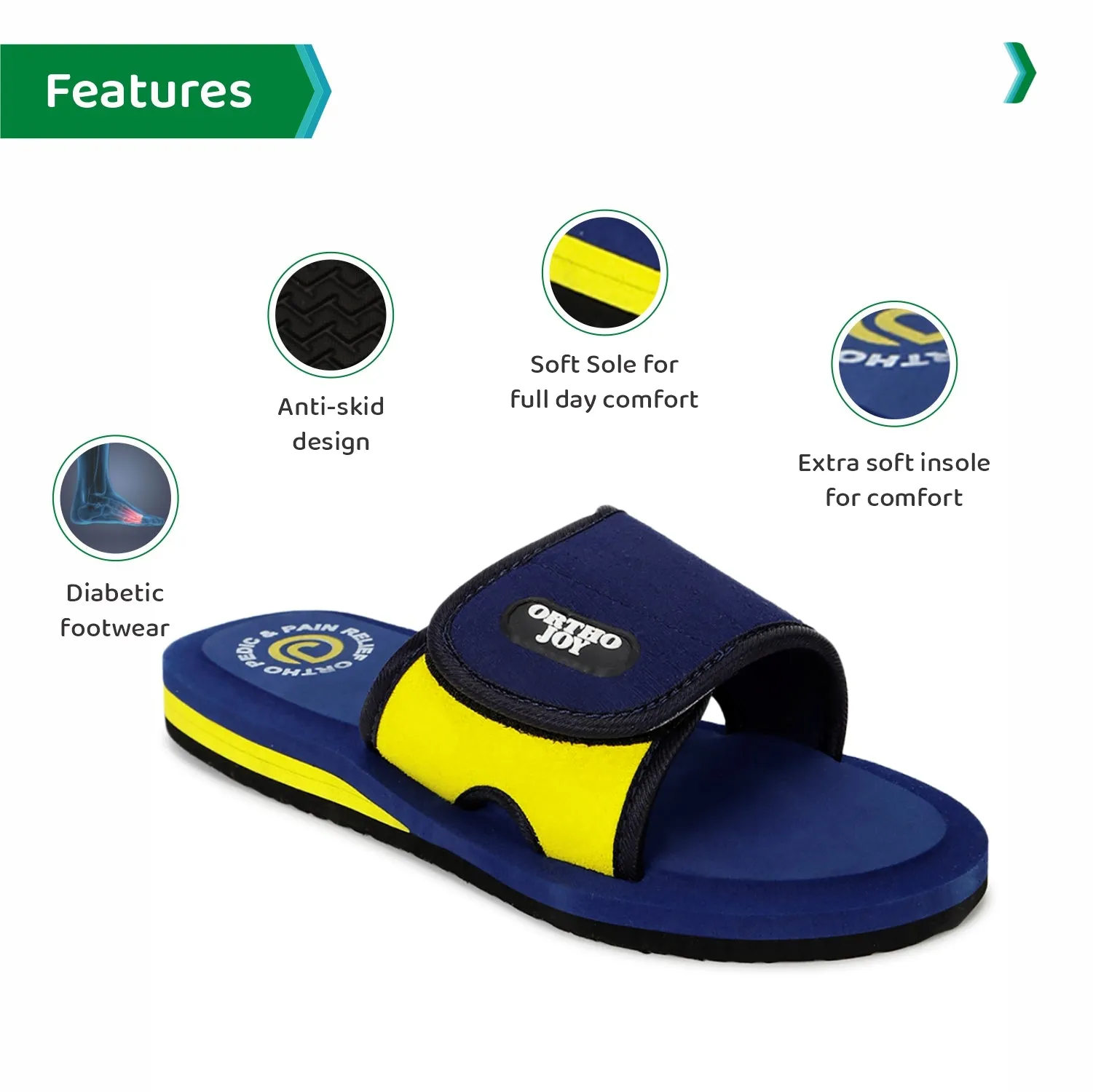 ORTHO JOY Fancy doctor Ortho Slipper for women
