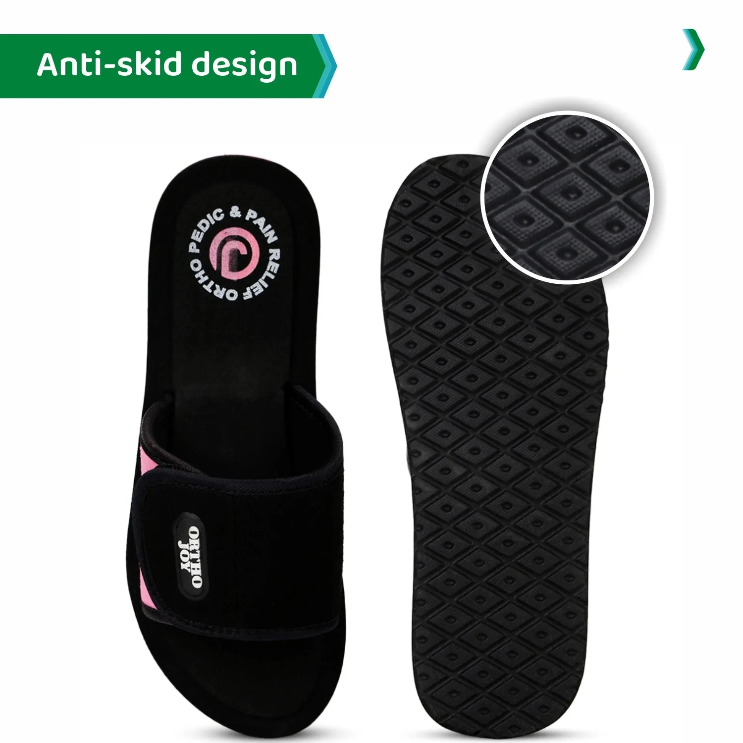 ORTHO JOY Fancy doctor Ortho Slipper for women