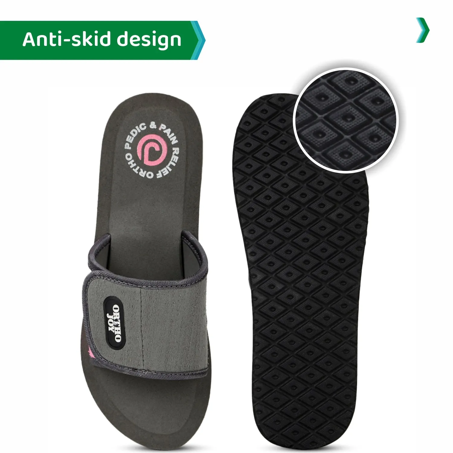 ORTHO JOY Fancy doctor Ortho Slipper for women