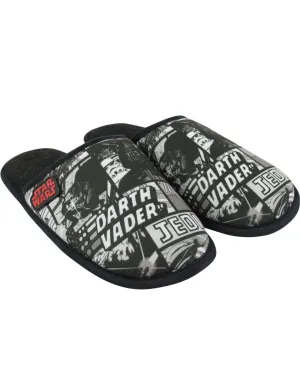 Star Wars Comic Panels Men's Slippers