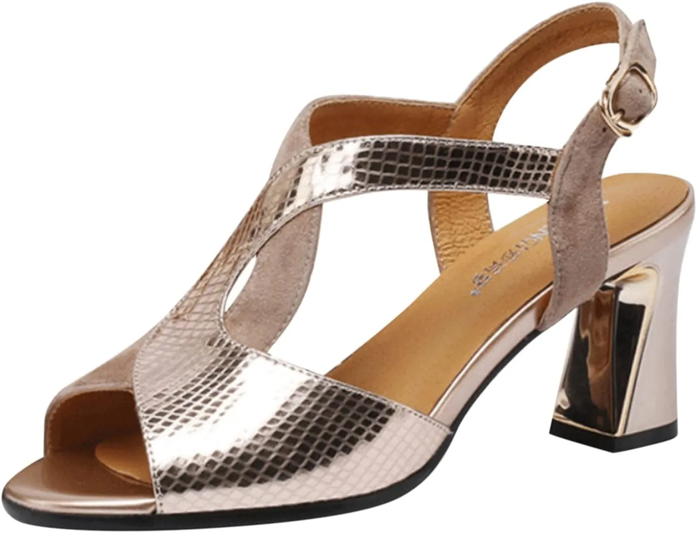 Women Open Toe Slingback Pumps Comfort Adjustable Ankle Strap Stiletto Heel Dress Shoes For Prom Part Wedding
